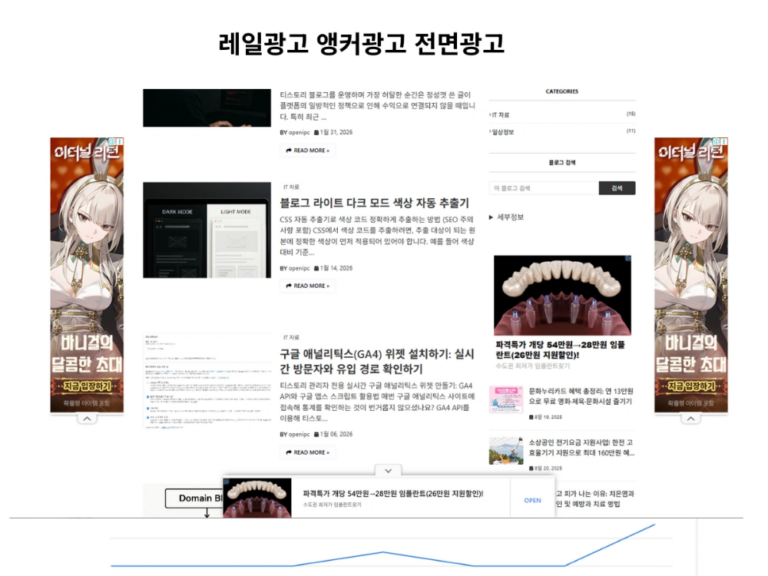 애드센스광고 적용