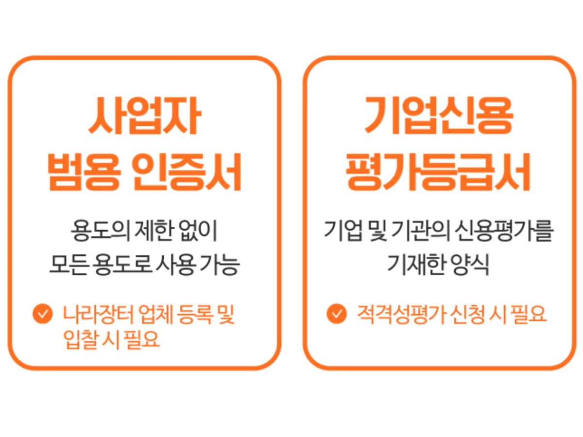 나라장터-공인인증서